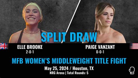 paige vanzant only.fans|Brooke, VanZant Draw at X Series 15